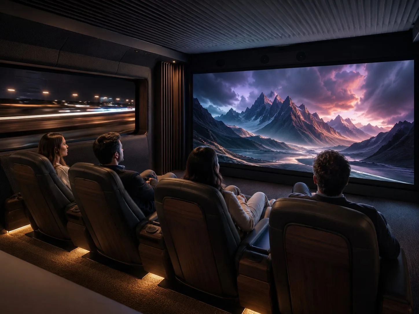 The Screen, private theater, recliners